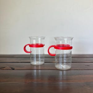 Vintage Bodum  Cups, Pair of Vintage Bodum Bistro Cups,  Bodum Bistro Tall Cups Designed by Carsten Jorgensen