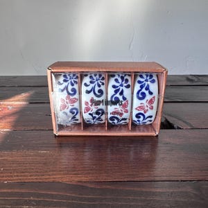 Discontinued Pier 1 Napkin Rings in Original Box Set of 4