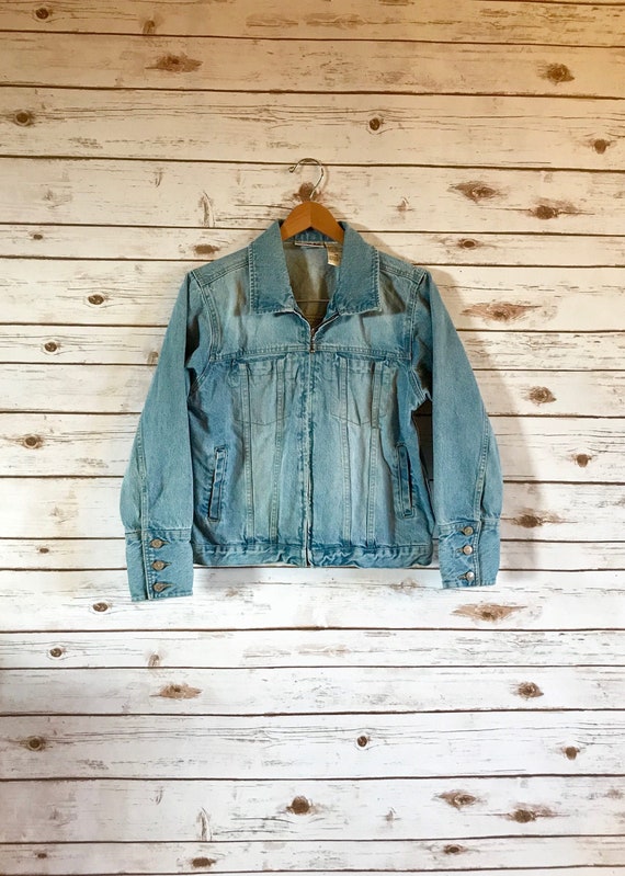 90's Vintage Denim Jacket, Vintage Bill Blass Jean