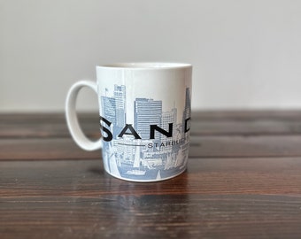 Vintage Starbucks Skyline Series San Diego Mug c2002