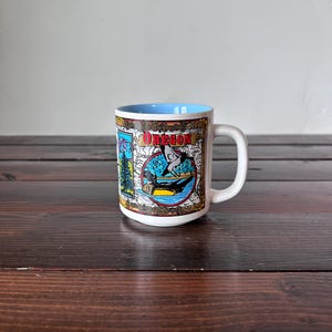 Vintage Oregon Mug, Vintage Collectible State of Oregon Mug