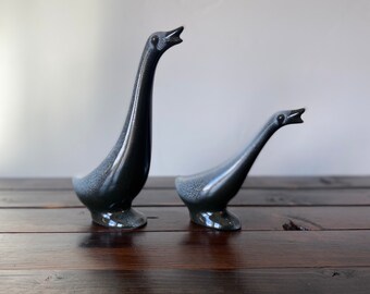 Vintage Howard Pierce Geese, Pair of Vintage Howard Pierce Geese Figurines