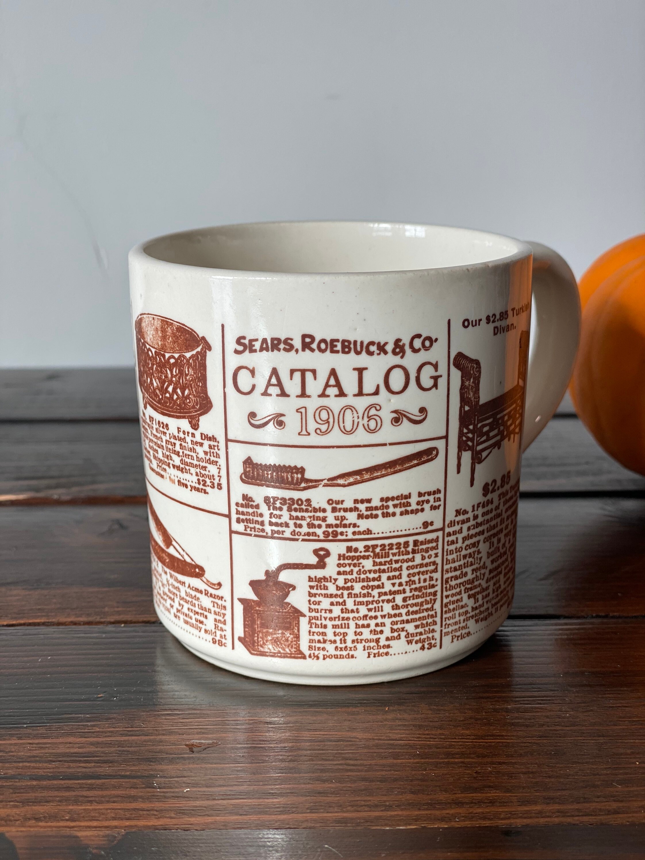 Vintage Sears Roebuck Catalog Mug Vintage Sears Catalog 1906 Etsy
