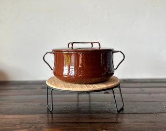 Vintage Dansk Kobenstyle 2 Qt. Brown Pot or Saucepan