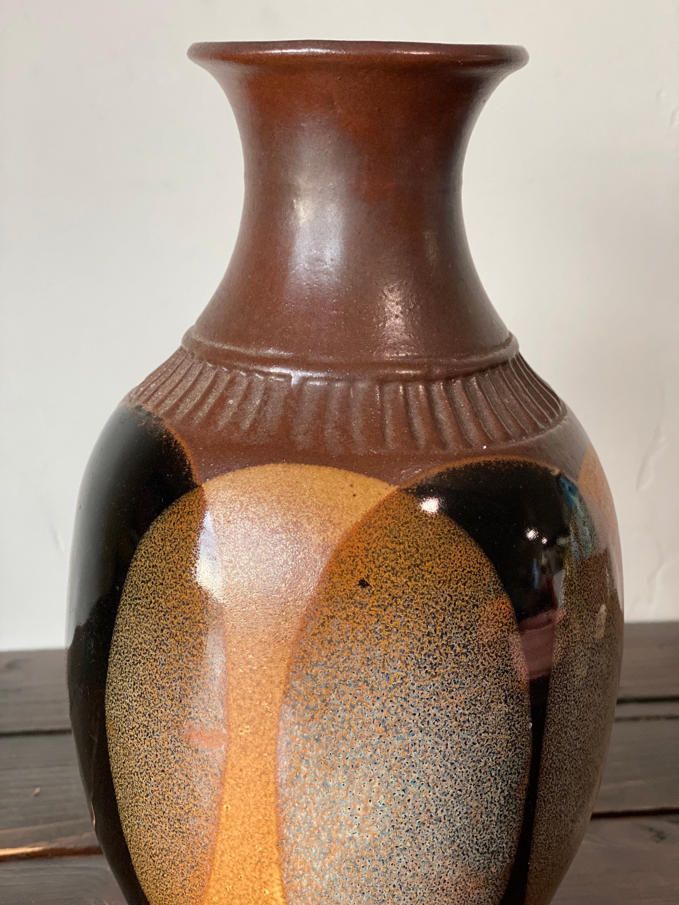 Mid Century Pottery Craft USA Vase Vintage Pottery Craft USA Etsy