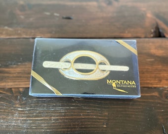 Vintage Montana Silversmiths Hair Stick Set in Original Packaging, Vintage Montana Silversmiths Hair Barrette with Stick