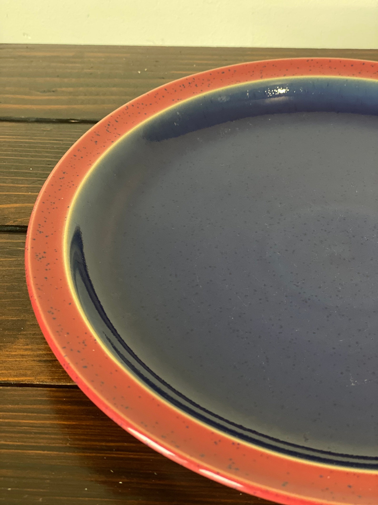 Vintage Denbylangley Harlequin Dinner Plate Vintage Denby Etsy