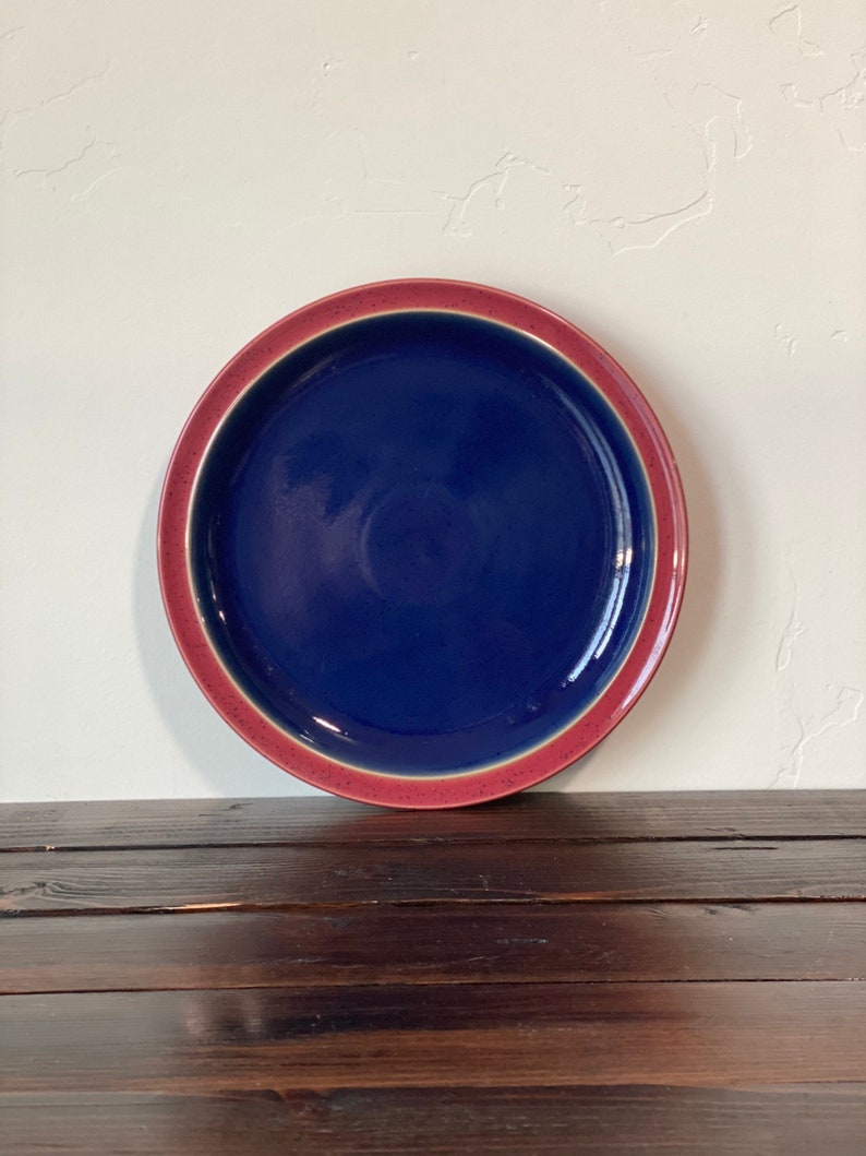 Vintage Denbylangley Harlequin Dinner Plate Vintage Denby Etsy