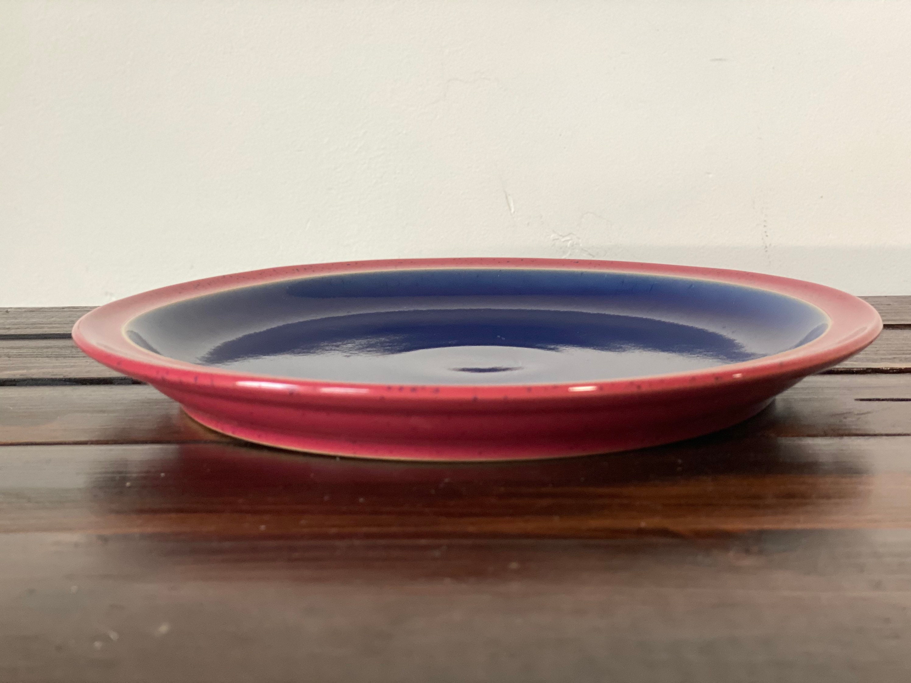 Vintage Denbylangley Harlequin Dinner Plate Vintage Denby Etsy