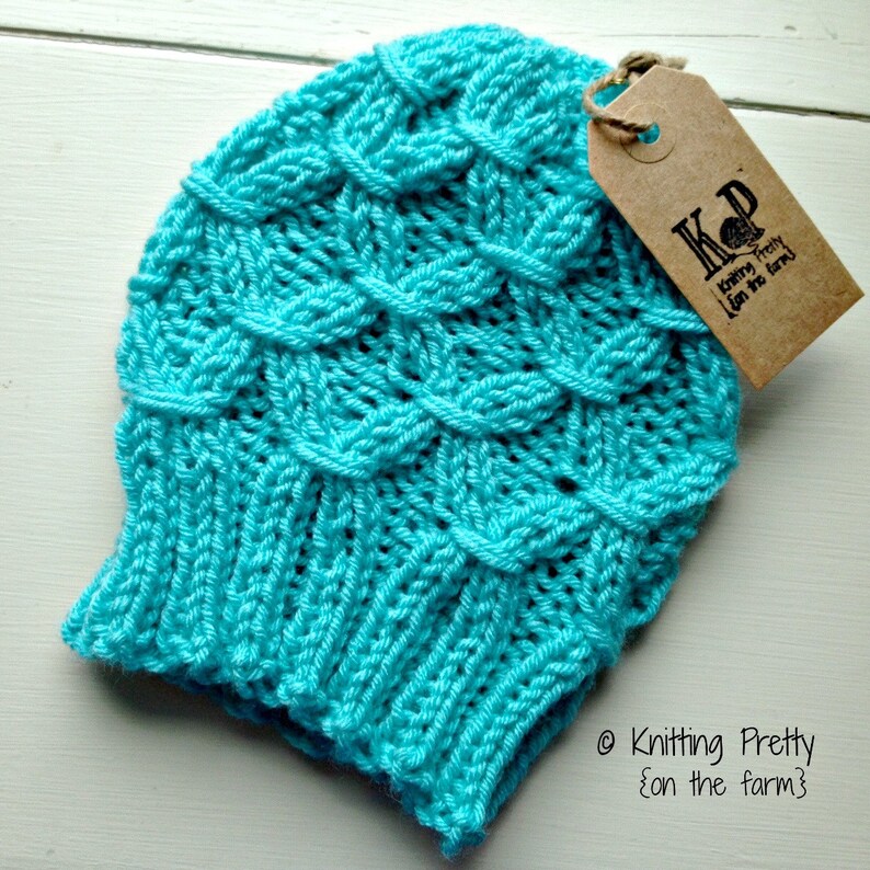 knit baby gift knit baby hat new baby hat baby gift classic knit hat Smocked baby hat