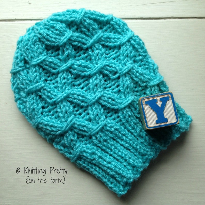 knit baby gift knit baby hat new baby hat baby gift classic knit hat Smocked baby hat