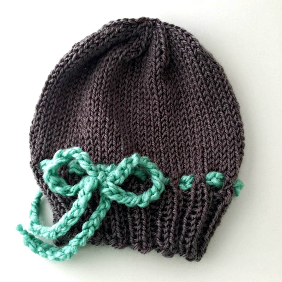 New Baby Hat Pattern, Knit Baby Hat, Easy Knitting Pattern, Baby
