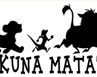 Hakuna Matata Decal - Car Sticker - Window Sign