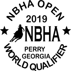 NBHA Open World Qualifier Decal - Not Personalized