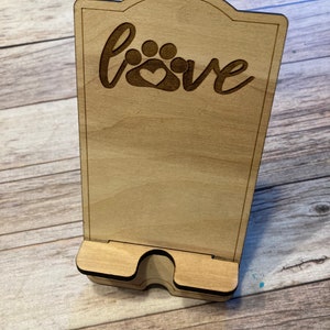 Cell Phone Holder for Dog Lover;  Dog Gift;  Dog Lover Gift;  Cell Phone Holder