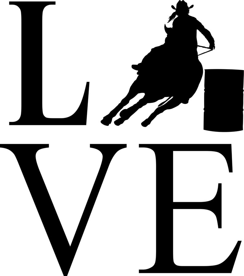 Free Free 56 Love Barrel Racing Svg SVG PNG EPS DXF File