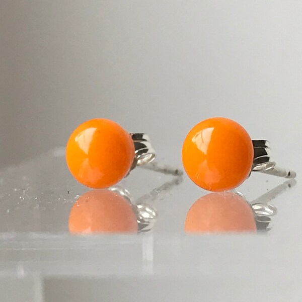 Orange Earrings Etsy