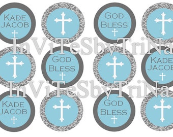 Baptism/Confirmation/First Communion Cupcake Toppers