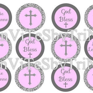 Baptism/Confirmation/First Communion Cupcake Toppers