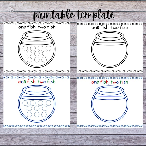 One Fish Two Fish Etsy