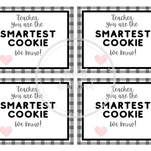 Printable Cookie Box Tags - Etsy