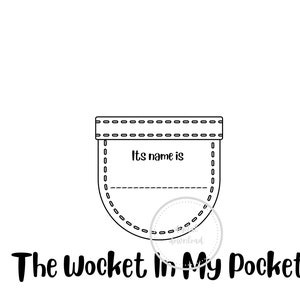 Wocket in My Pocket Printable Template - Etsy