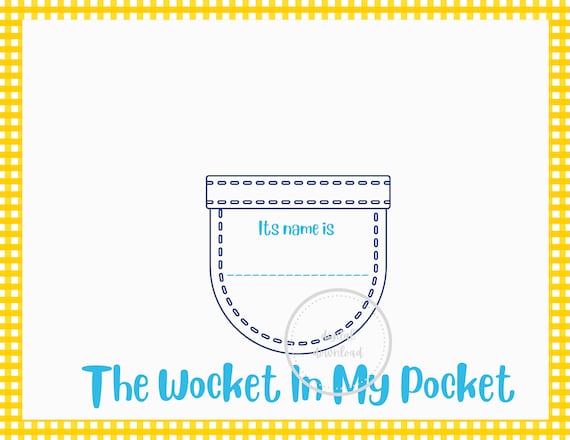 Wocket in My Pocket Printable Template - Etsy