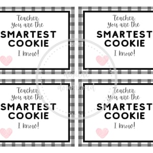 Printable Cookie Box Tags - Etsy