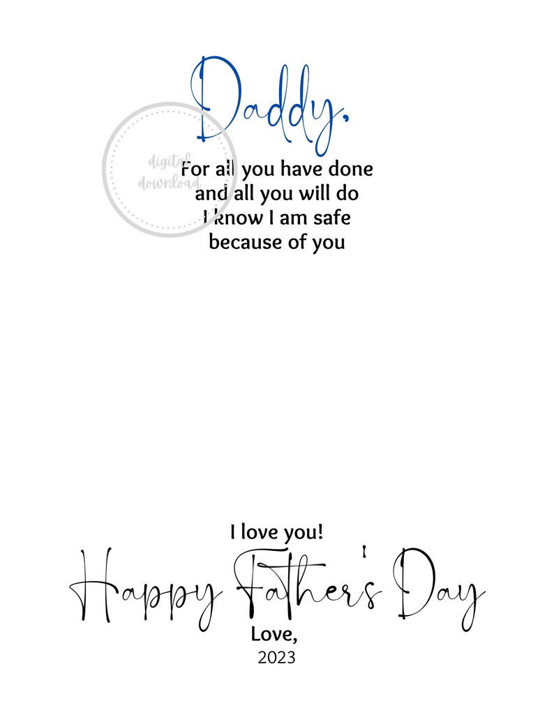 Father's Day Poem Printable - Etsy