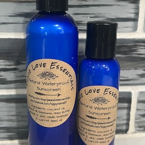 Natural Waterproof Sunscreen 35+ SPF. Non Greasy