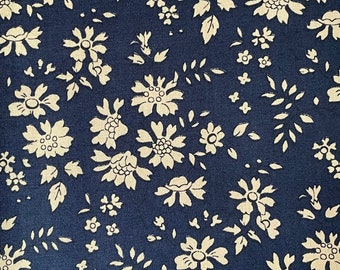 1970’s Liberty of London Floral Cotton Tana Lawn Fabric. Yardage. Dressmaking, Patchwork, Quilting, Sewing Projects.