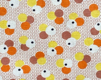 1940’s Abstract Cotton Dressmaking Fabric. Yardage. Doll’s Dresses, Patchwork, Quilting, Sewing Projects