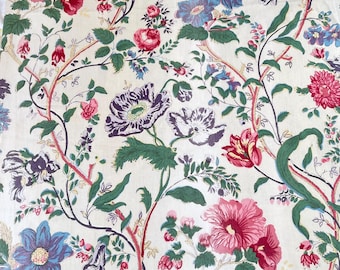 1970’s Liberty of London Rare Furnishing Cotton Fabric - Lechlade