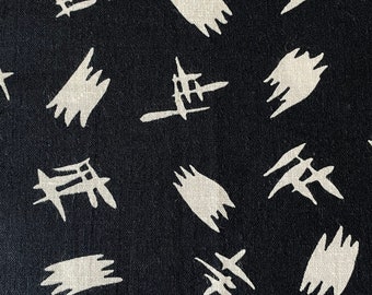 1980’s Abstract Dressmaking Cotton Fabric Yardage. Sewing Projects