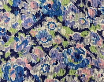 1940’s French Floral Rayon Dress Fabric