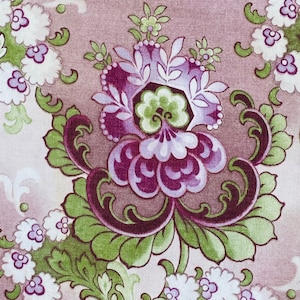 19th Century French Art Nouveau Cotton Fabric