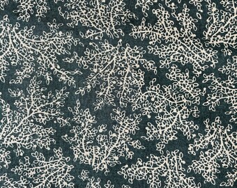 1970’s Liberty of London Botanical Leaf Print Tana Lawn Cotton Fabric