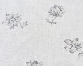 Vintage Liberty of London Floral Interiors Linen Fabric Yardage. Romney. Cushions Curtains
