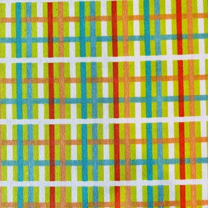 Vintage 1950’s Style Check Cotton Fabric. Yardage. Dressmaking, Interiors, Sewing Projects.