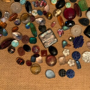 100 plus VINTAGE CABOCHONS image 4