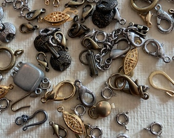 100 variety of  clasps