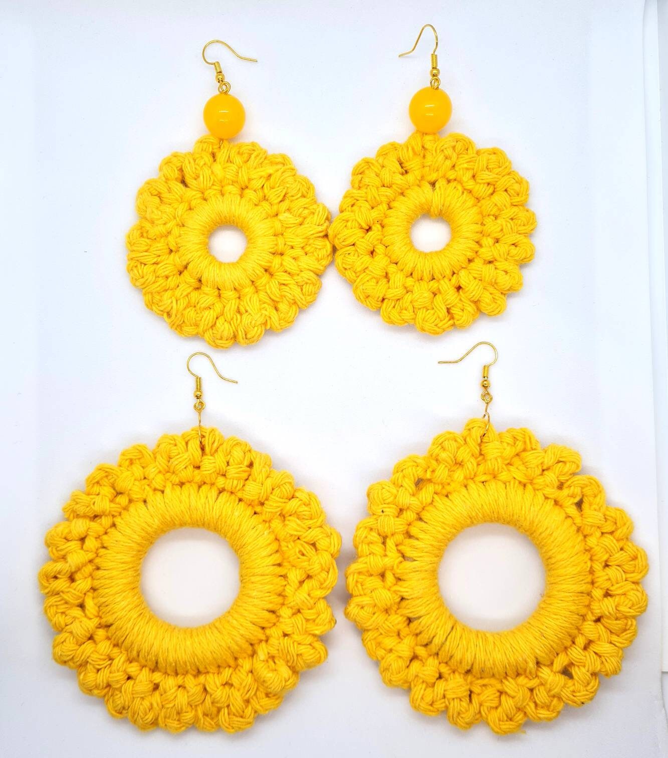 Yellow Priyal Kundan Earrings – Romikas