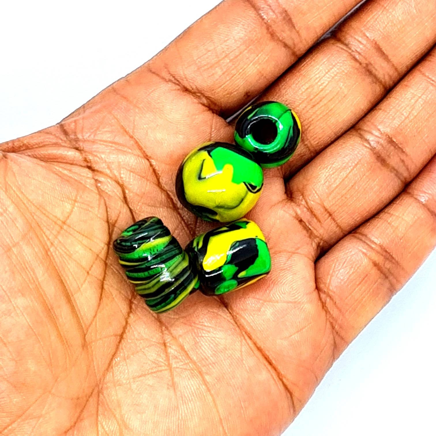 Jamaica Hair Beads, Dreadlock Beads, Dread Beads, Dread Jewelry, Hair