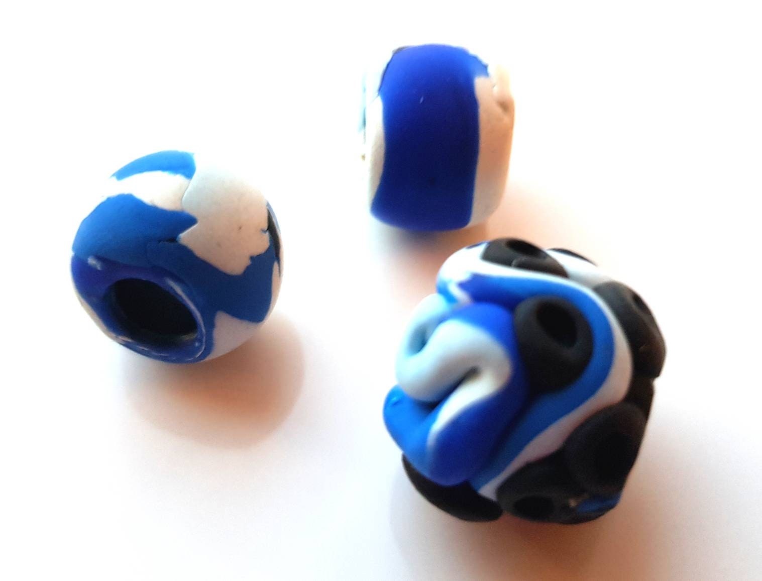 Blue Sky 6mm Hair Beads Blue Beads Hair Accessories Beach | Etsy