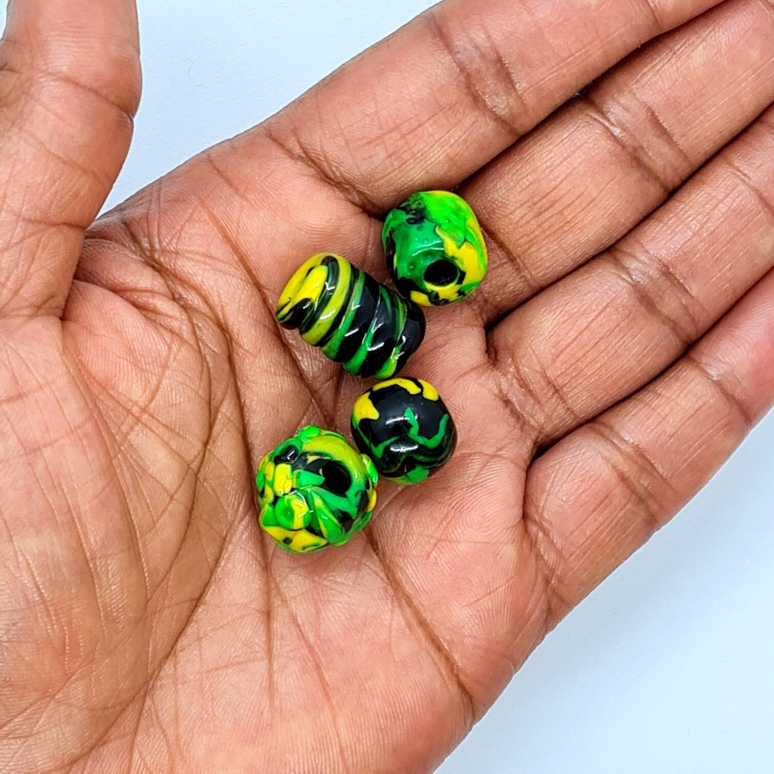 Jamaica Hair Beads, Dreadlock Beads, Dread Beads, Dread Jewelry, Hair