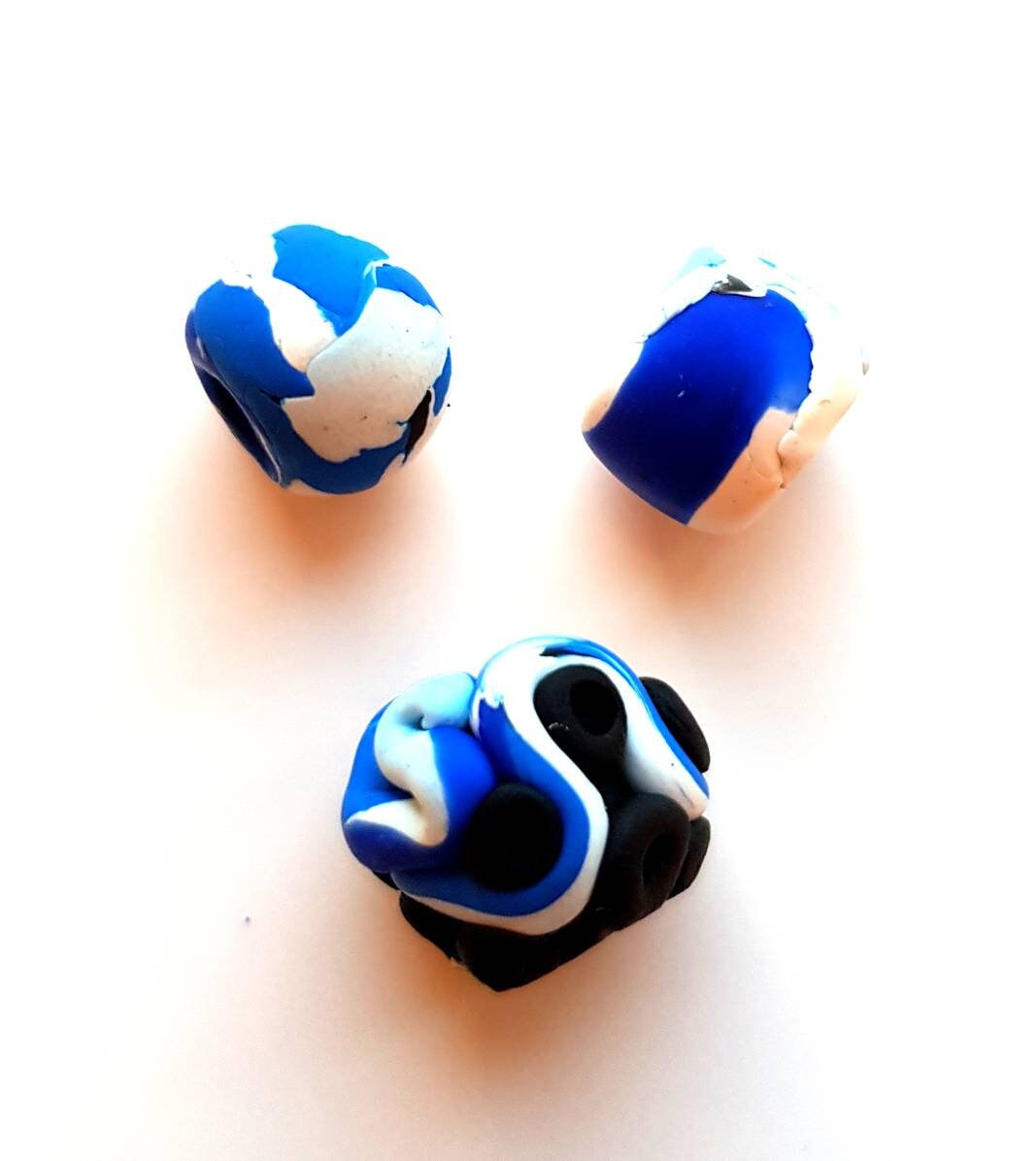 Blue Sky 6mm Hair Beads Blue Beads Hair Accessories Beach | Etsy