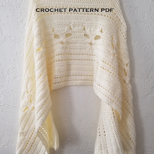 PRETTY KITTY Shawl Crochet Pattern PDF