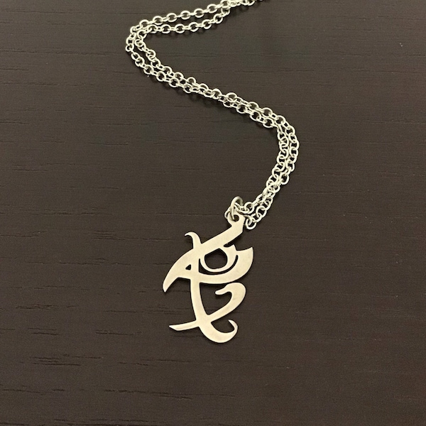 Fearless Rune Necklace; Shadowhunters Necklace; The Mortal Instruments; City of Bones; Gift For Her; Gift For Him