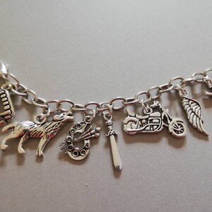 Bracelet ShadowHunters (La Cité Des Ténèbres) Avec Breloques - Perles Et Acier Inoxydable