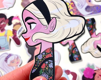 Sabrina Sticker - Matte Vinyl, Witchy Laptop Decal